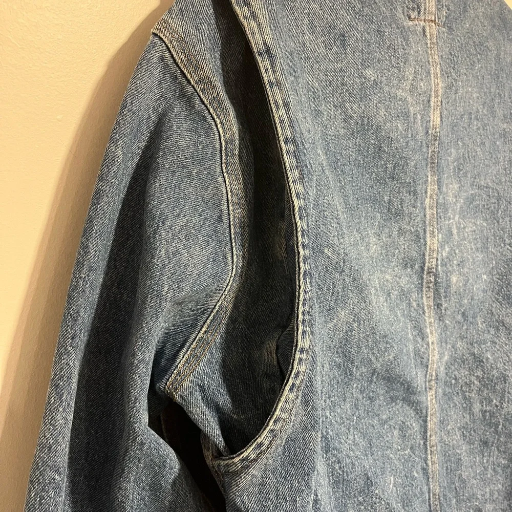 Rare Vintage Polo Ralph Lauren Dungarees Denim Jacket Size M Made In USA - Picture 11 of 11